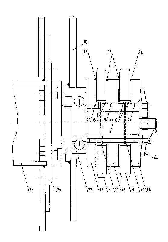 A single figure which represents the drawing illustrating the invention.